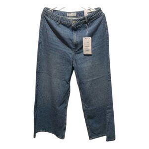 Bershka Blue Cullotte Jeans size 8